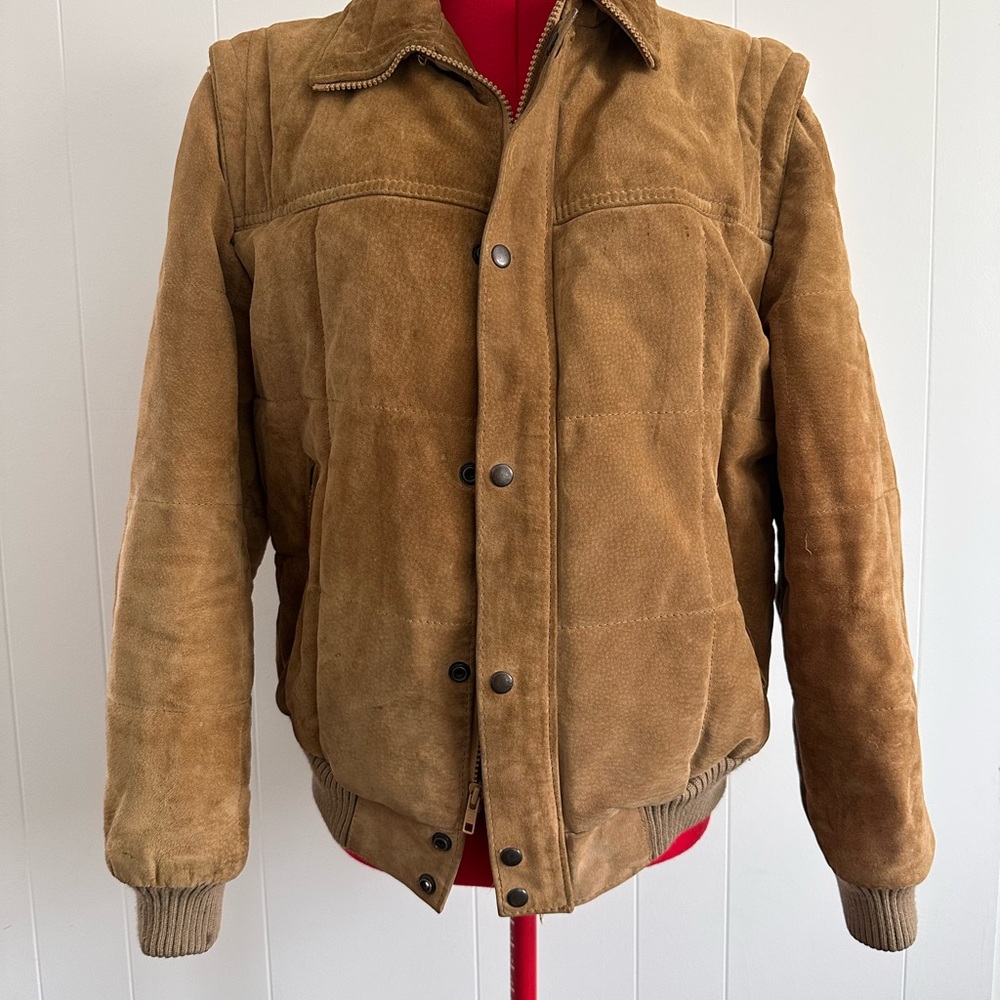 Men's Tan Bomber Jacket